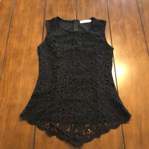 Laced sleeveless top